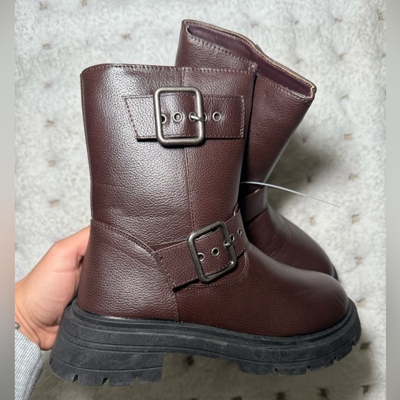 Wild diva | Osaka Lug Sole Combat Boot - Picture 4 of 7